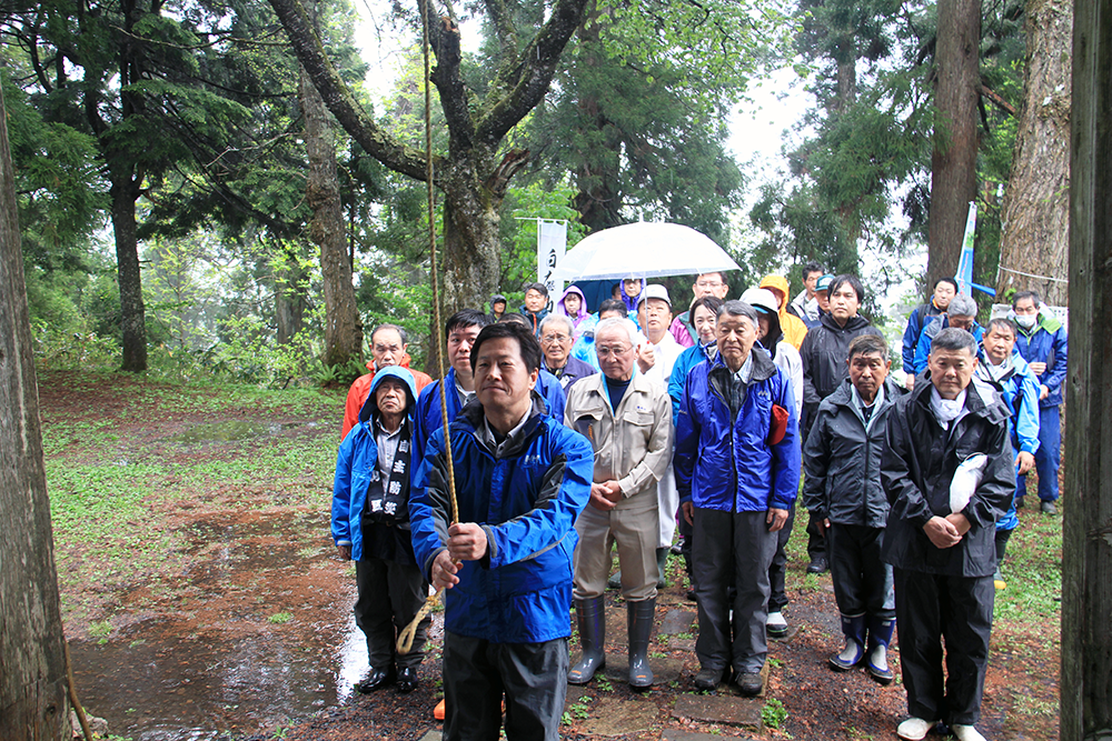白鷹山夏山開き